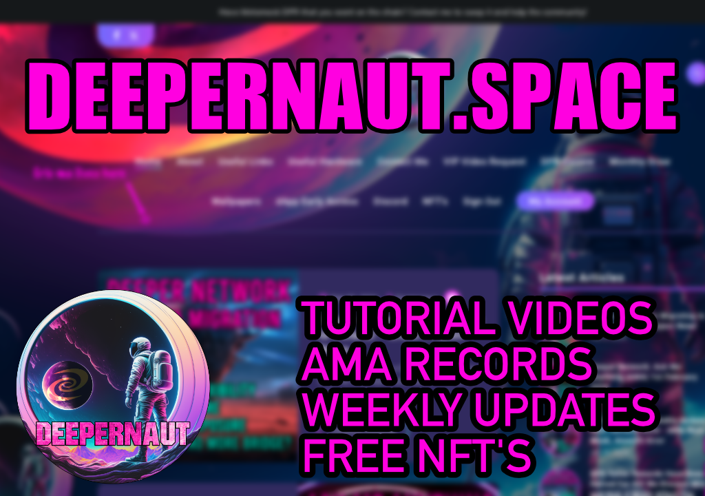 Deepernaut.space - Deeper Network Content and Guides all about the ...