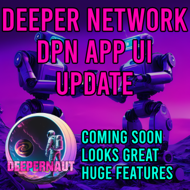 New Deeper Network App Layout - Looking Great - Release Very Soon