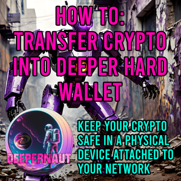 How To: Transfer Crypto into the Deeper Network Hardware Wallet