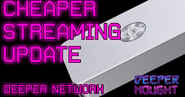 Deeper Network Update: Save on Streaming Utility