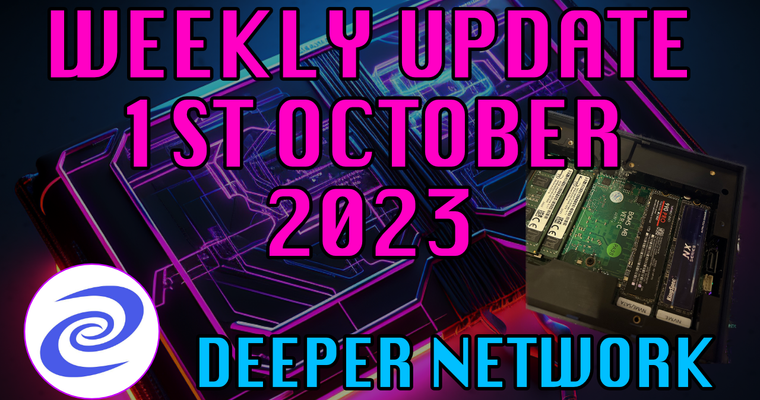 Deeper Network Weekly Update: 1st October 2023